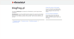 Desktop Screenshot of labs.blogfrog.pl